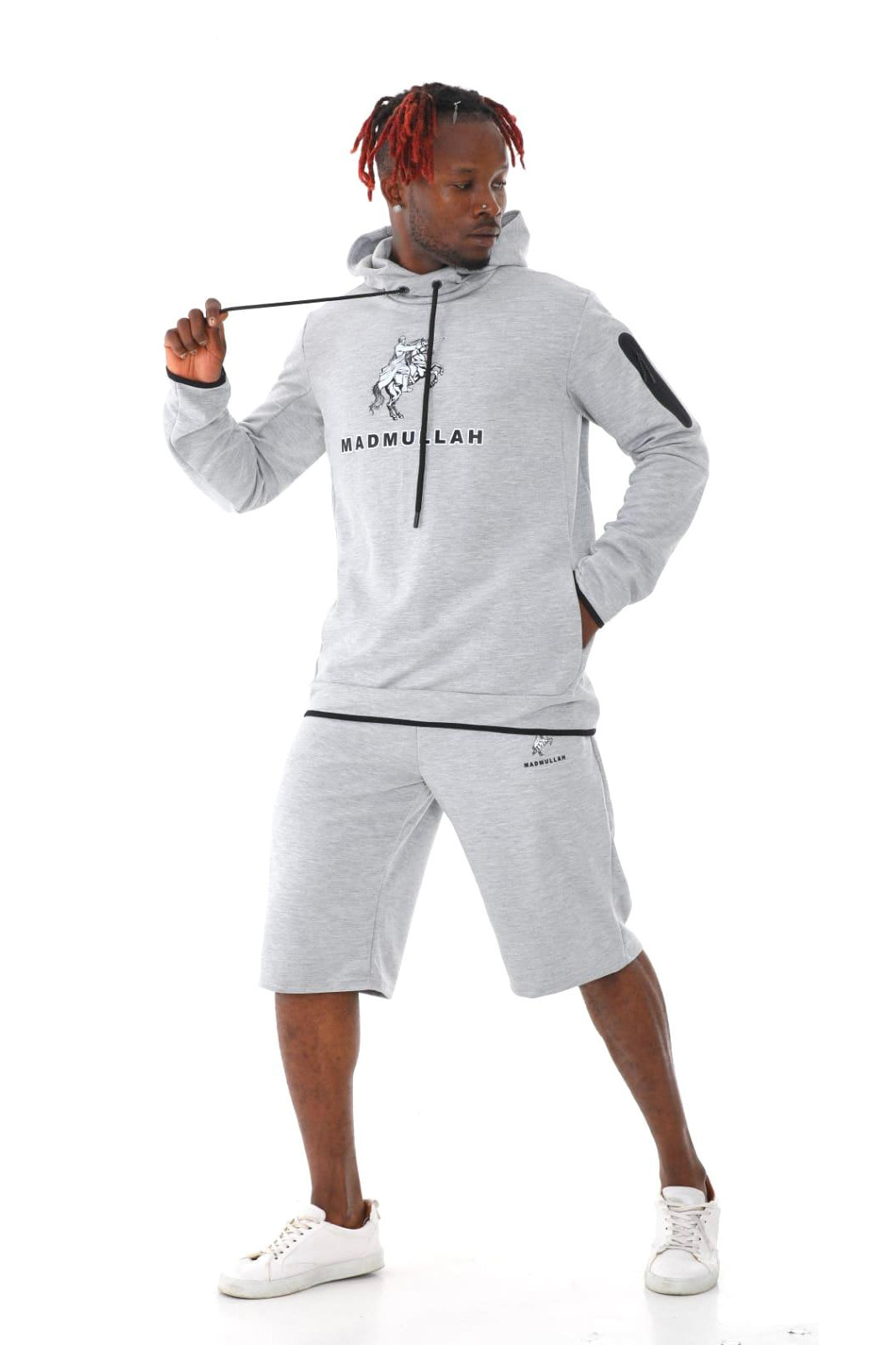 Ibmo Hoodie Gray And Black
